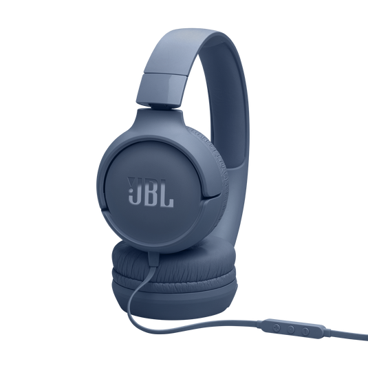 JBL Tune 520C USB-C - Blue - Hi-Res wired on-ear headphones - Detailshot 2 image number null